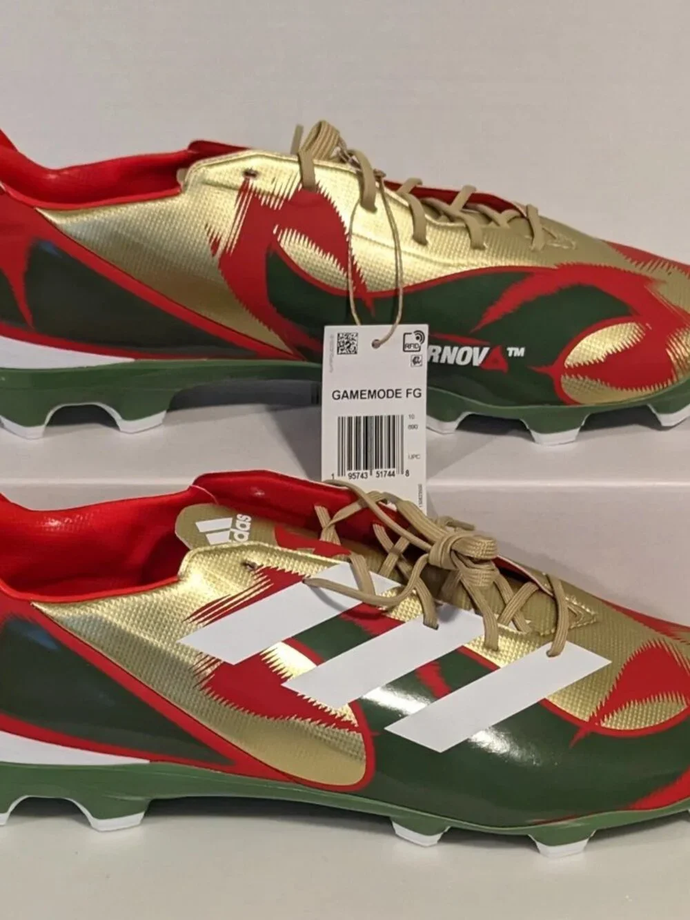 Adidas Gamemode FG Fevernova Soccer Cleats Size US Men's 13 GV6862 New with Box